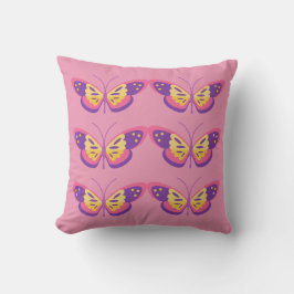 Dynamic Butterfly Swirl Pillow クッション