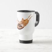 Dynamic Coffee Splash Travel  Mug /Coffee Bean Art トラベルマグ (正面右)