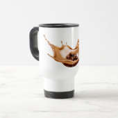 Dynamic Coffee Splash Travel  Mug /Coffee Bean Art トラベルマグ (正面左)