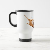 Dynamic Coffee Splash Travel  Mug /Coffee Bean Art トラベルマグ (左)