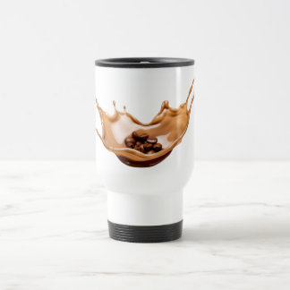 Dynamic Coffee Splash Travel  Mug /Coffee Bean Art トラベルマグ