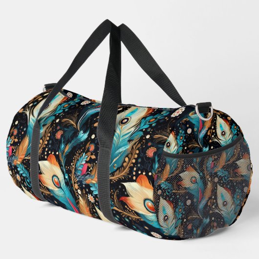 Dynamic Comet and Nebula Voyage ダッフルバッグ (右コーナー)