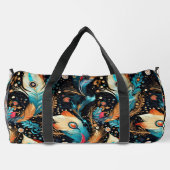 Dynamic Comet and Nebula Voyage ダッフルバッグ (裏面)