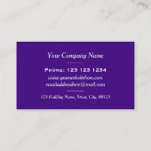 Dynamic Eye Catching Colorful Pinstripes 名刺 (裏面)