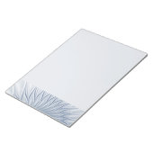 Dynamic Fantasy Abstract Blue Tones Fractal Art ノートパッド (アングル)