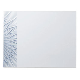 Dynamic Fantasy Abstract Blue Tones Fractal Art ノートパッド