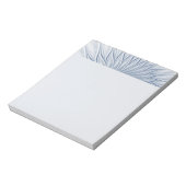 Dynamic Fantasy Abstract Blue Tones Fractal Art ノートパッド (回転)