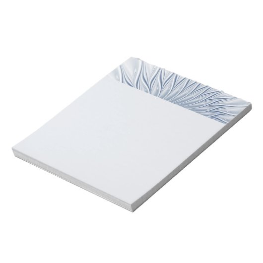 Dynamic Fantasy Abstract Blue Tones Fractal Art ノートパッド (回転)