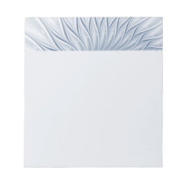 Dynamic Fantasy Abstract Blue Tones Fractal Art ノートパッド