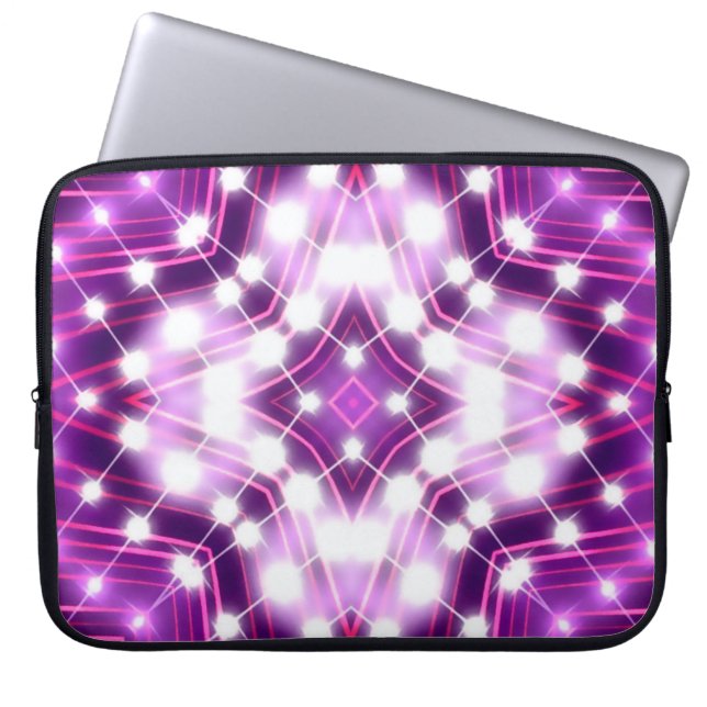 Dynamic Floodlights Backgroundテクスチャ ラップトップスリーブ (正面)
