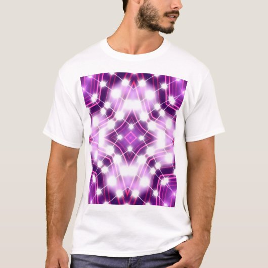 Dynamic Floodlights Backgroundテクスチャ Tシャツ (正面)