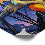 Dynamic Full Color Illustration: Grumpy Gargoyle ポスター (角)