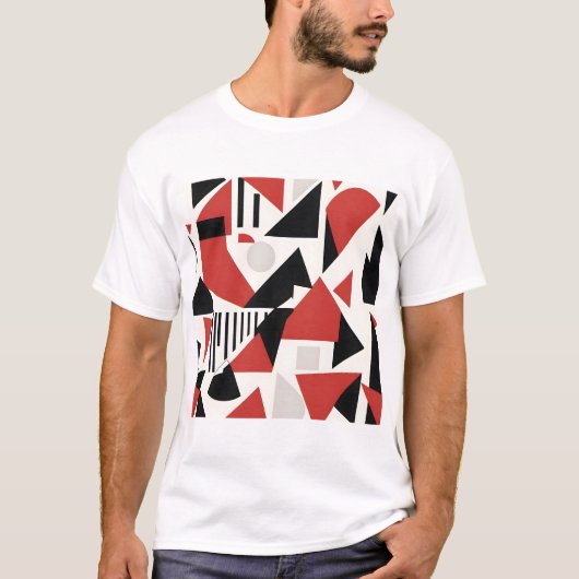 Dynamic Geometric Abstraction Tシャツ (正面)