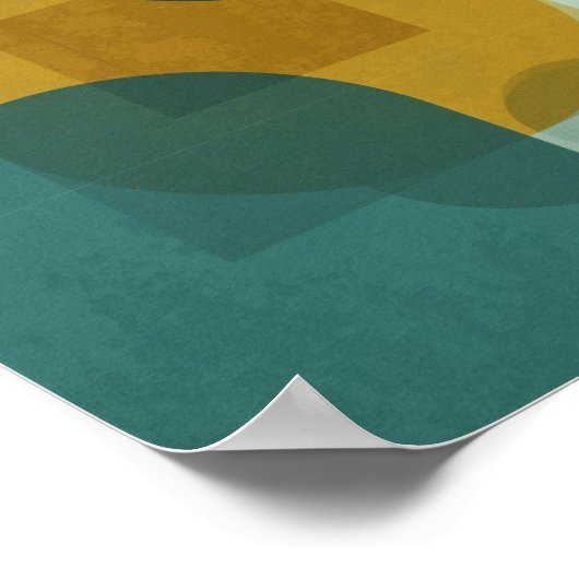 Dynamic Geometric Overlap ポスター (角)