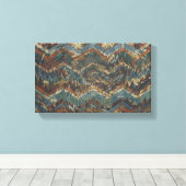 Dynamic Geometric Pattern Wall Art キャンバスプリント (インサイチュ (ウッドフロア))