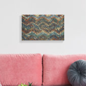 Dynamic Geometric Pattern Wall Art キャンバスプリント (インサイチュ (リビング))
