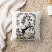 Dynamic Horse Emblem, Chinese New Year Gift クッション (ブランケット)