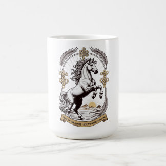 Dynamic Horse Emblem, Chinese New Year Gift コーヒーマグカップ