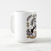 Dynamic Horse Emblem, Chinese New Year Gift コーヒーマグカップ (正面左)