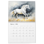 Dynamic Horses – Modern Art Calendar 2026 カレンダー (2月 2026)