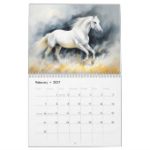 Dynamic Horses – Modern Art Calendar 2026 カレンダー (2月 2027)