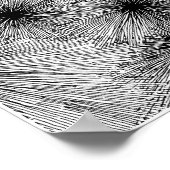 Dynamic Ink Splatter Abstract Coloring Page  ポスター (角)