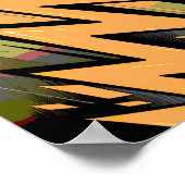 Dynamic Lightning on Dark Background ポスター (角)