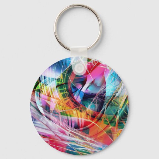 Dynamic Lines Abstraction キーホルダー (正面)