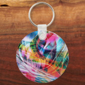 Dynamic Lines Abstraction キーホルダー (正面)