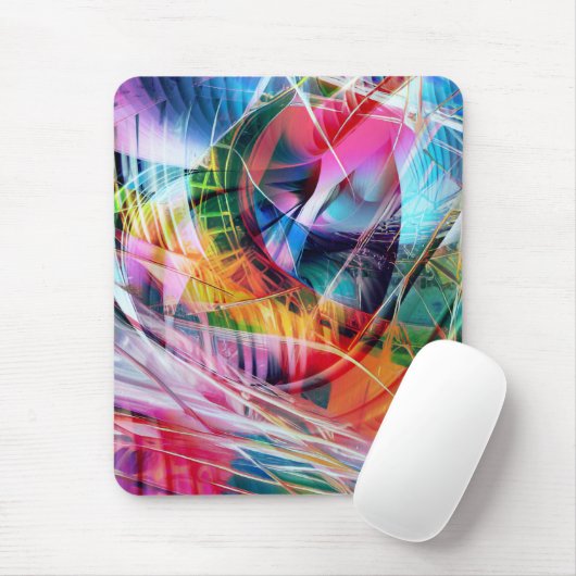 Dynamic Lines Abstraction マウスパッド (マウス)
