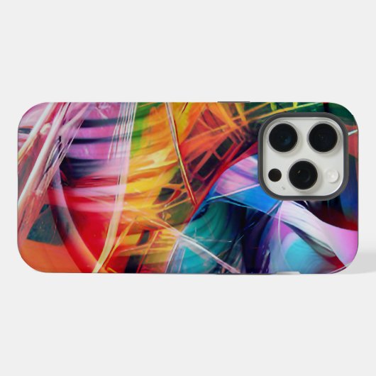 Dynamic Lines Abstraction iPhoneケース (裏面横)