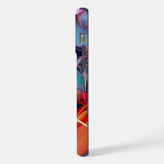 Dynamic Lines Abstraction iPhoneケース (左側面)