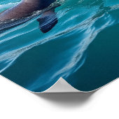 Dynamic Narwhal Pod - Playful Arctic Whales ポスター (角)