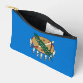Dynamic Oklahoma State Flag Graphic on a アクセサリーポーチ (見開き)
