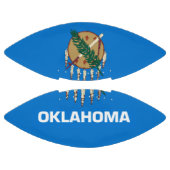 Dynamic Oklahoma State Flag Graphic on a アメリカンフットボール (パネル)