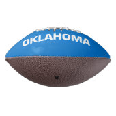 Dynamic Oklahoma State Flag Graphic on a アメリカンフットボール (回転270)