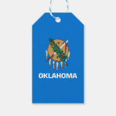 Dynamic Oklahoma State Flag Graphic on a ギフトタグ (正面)