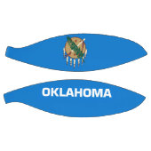 Dynamic Oklahoma State Flag Graphic on a バスケットボール (パネル)