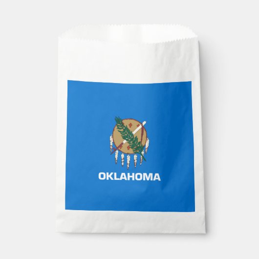 Dynamic Oklahoma State Flag Graphic on a フェイバーバッグ (正面)