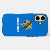Dynamic Oklahoma State Flag Graphic on a Case-Mate iPhoneケース (裏面 (横))
