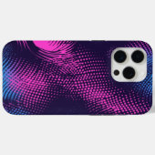 💖 Dynamic Pink & Purple Dotted Abstract Pattern Case-Mate iPhoneケース (裏面 (横))