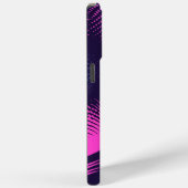 💖 Dynamic Pink & Purple Dotted Abstract Pattern Case-Mate iPhoneケース (裏面 / 右)