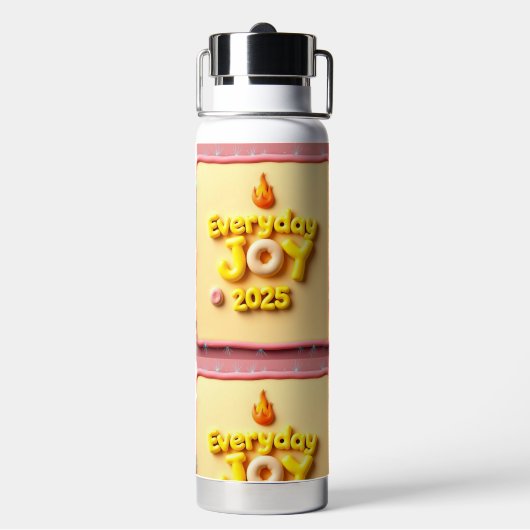 Dynamic Sketch Flash ウォーターボトル (背面)