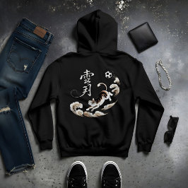 Dynamic Soccer Cat Stylish for Pet Lovers & Sports パーカ