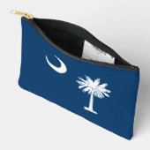 Dynamic South Carolina State Flag Graphic on a アクセサリーポーチ (見開き)