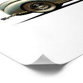 Dynamic Streamline Moderne: Aerodynamic Vintage ポスター (角)