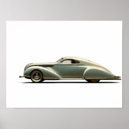 Dynamic Streamline Moderne: Aerodynamic Vintage ポスター