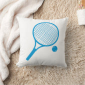 Dynamic Tennis Racket & Ball クッション (ブランケット)