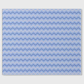 Dynamic Zigzag Pattern in Blue and Pink Stripe ラッピングペーパー (フラット)