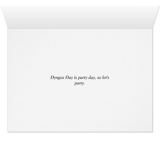 Dyngus Day Card Red Balloons & 縁ど (内部横(下))